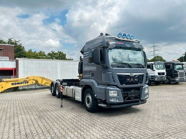 Camion cu cârlig, Camion cu macara MAN 26.500 Abroller + Fassi F125A Kran  6x2-4 Allrad MAN 26.500 Abroller + Fassi F125A Kran  6x2-4 Allrad: Foto 15