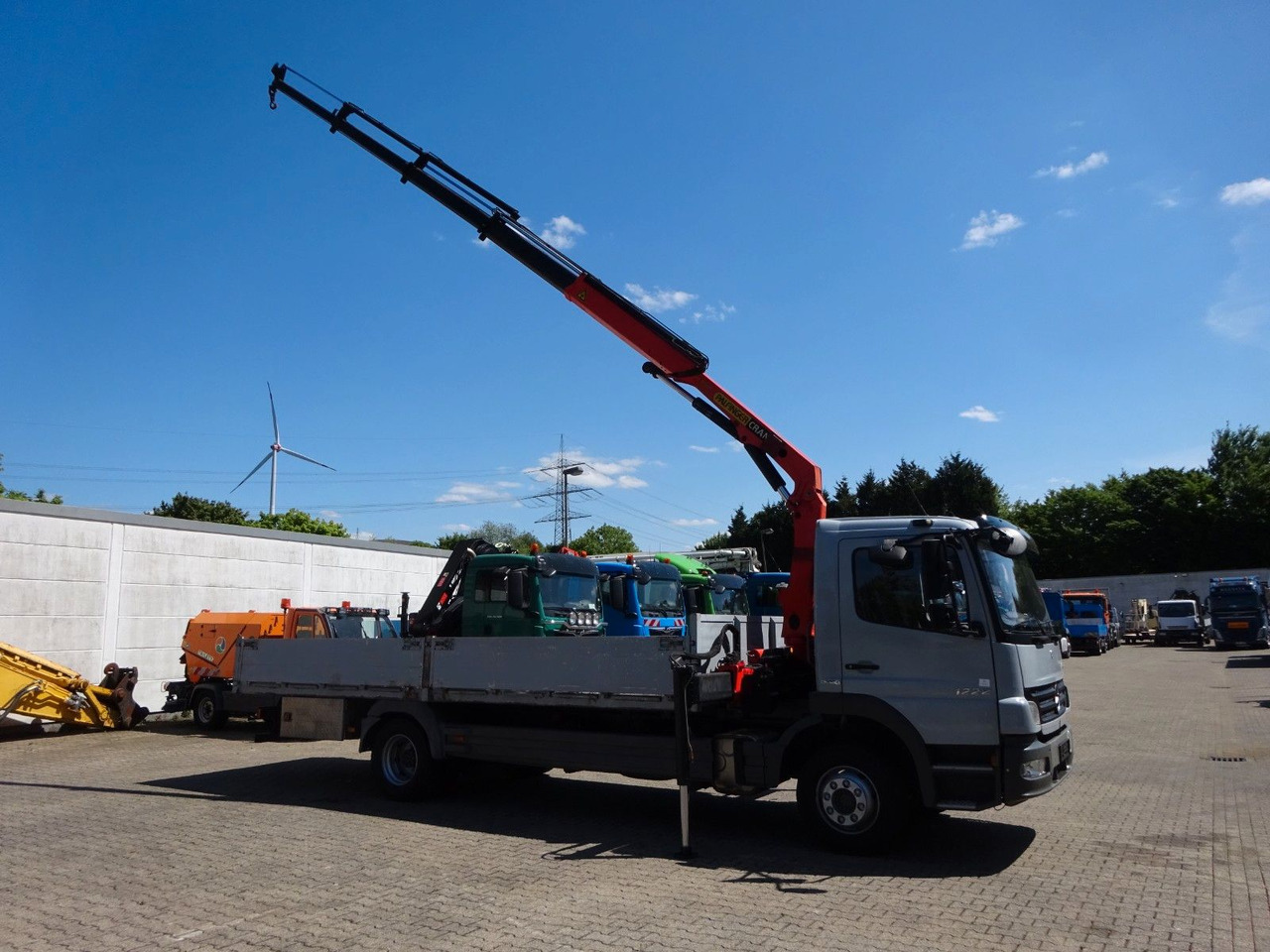 Mercedes-Benz 1222 Atego mit Palfinger PK8501 Kran 4x2 - Camion platformă, Camion cu macara: Foto 4 Mercedes-Benz 1222 Atego mit Palfinger PK8501 Kran 4x2 - Camion platformă, Camion cu macara: Foto 4