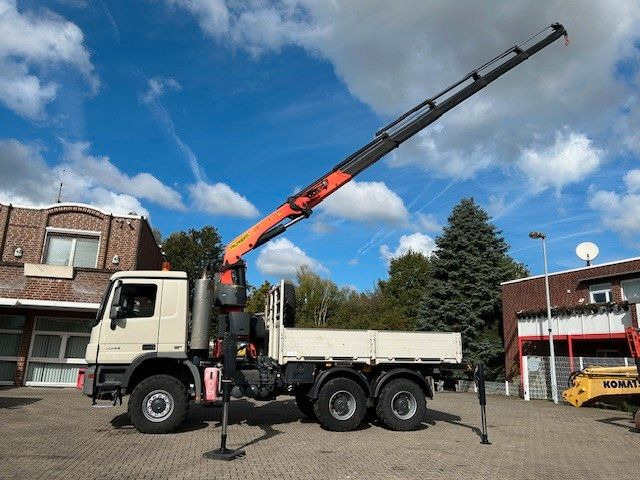 Mercedes-Benz 3344 Actros Pritsche + PK 34002 6x6 - Camion cu macara: Foto 1 Mercedes-Benz 3344 Actros Pritsche + PK 34002 6x6 - Camion cu macara: Foto 1