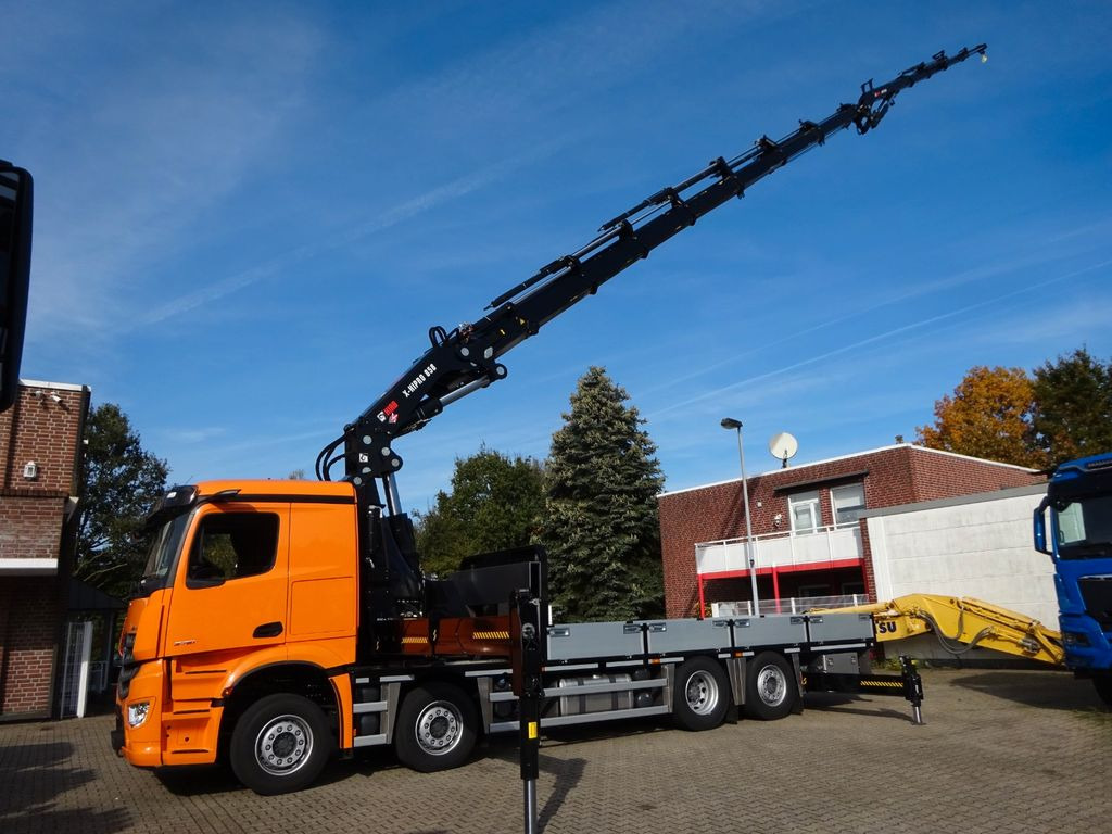 Mercedes-Benz 3751 Arocs Pritsche + HIAB 858 + JIB 8x2 Mercedes-Benz 3751 Arocs Pritsche + HIAB 858 + JIB 8x2 - Camion cu macara, Camion platformă: Foto 1 Mercedes-Benz 3751 Arocs Pritsche + HIAB 858 + JIB 8x2 Mercedes-Benz 3751 Arocs Pritsche + HIAB 858 + JIB 8x2 - Camion cu macara, Camion platformă: Foto 1