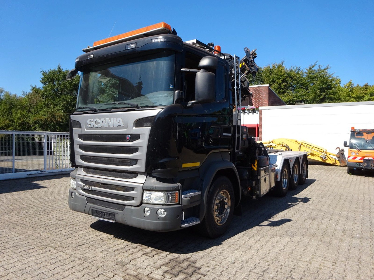 Scania R490 Abroller + HIAB 302E-6 Bj.2021 !Kran TRIDEM Scania R490 Abroller + HIAB 302E-6 Kran *BJ 2021* - Camion cu macara, Camion cu cârlig: Foto 4 Scania R490 Abroller + HIAB 302E-6 Bj.2021 !Kran TRIDEM Scania R490 Abroller + HIAB 302E-6 Kran *BJ 2021* - Camion cu macara, Camion cu cârlig: Foto 4