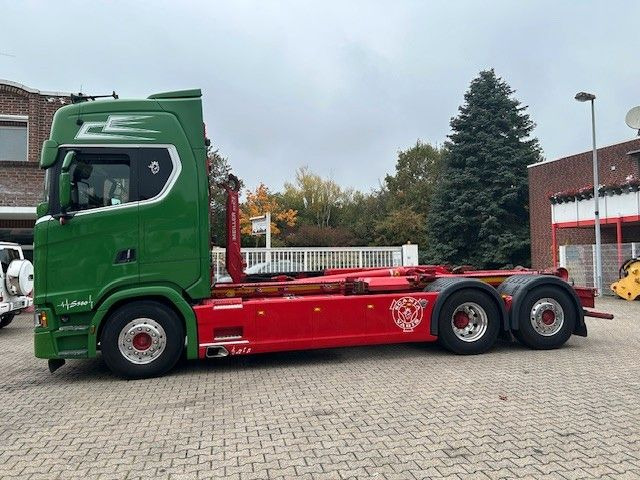 Scania S580 V8 MEILLER Abroller mit Lift+Lenkachse 6x2 - Camion cu cârlig: Foto 5 Scania S580 V8 MEILLER Abroller mit Lift+Lenkachse 6x2 - Camion cu cârlig: Foto 5