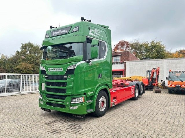 Scania S580 V8 MEILLER Abroller mit Lift+Lenkachse 6x2 - Camion cu cârlig: Foto 2 Scania S580 V8 MEILLER Abroller mit Lift+Lenkachse 6x2 - Camion cu cârlig: Foto 2