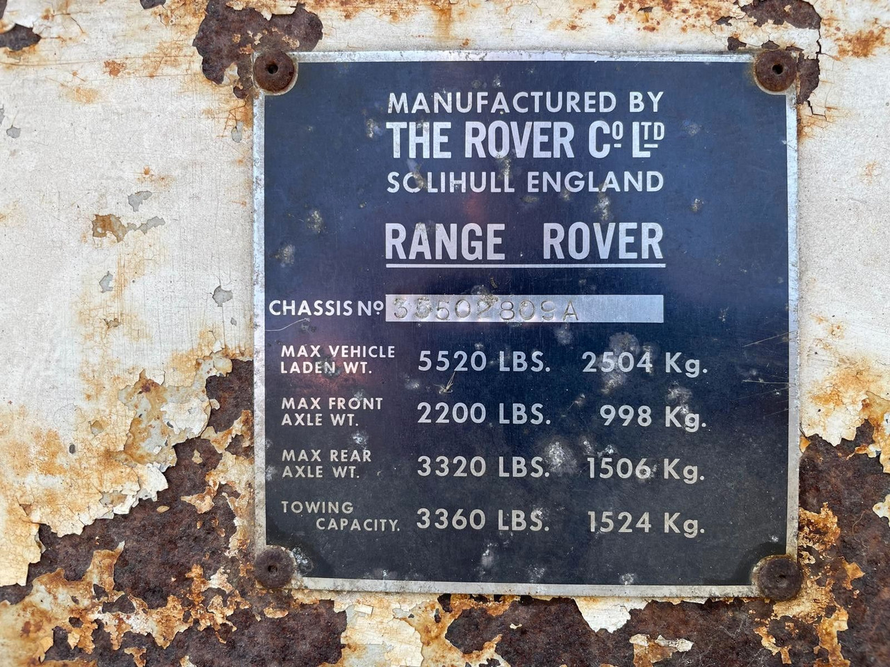 SUV Land Rover Range Rover Classic Suffix A: Foto 26 SUV Land Rover Range Rover Classic Suffix A: Foto 26