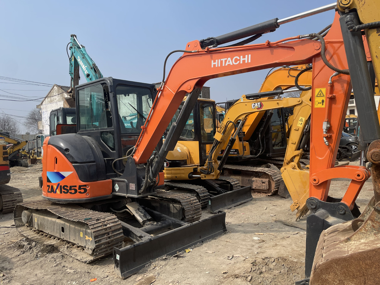 HITACHI ZX55 - Mini excavator: Foto 1 HITACHI ZX55 - Mini excavator: Foto 1