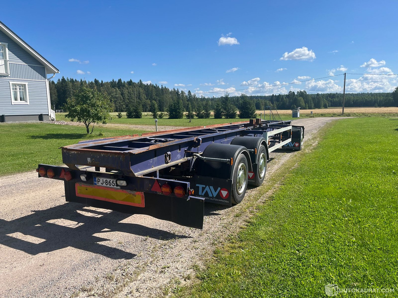 Asentamo Koivu, kolmiakselinen kuorma-auto vaihtolavaperävaunu, Juuri katsastettu, 1979, Nurmijärvi - Remorcă transport containere/ Swap body: Foto 4 Asentamo Koivu, kolmiakselinen kuorma-auto vaihtolavaperävaunu, Juuri katsastettu, 1979, Nurmijärvi - Remorcă transport containere/ Swap body: Foto 4