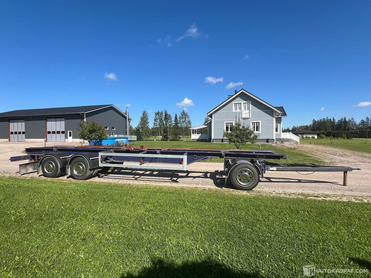 Asentamo Koivu, kolmiakselinen kuorma-auto vaihtolavaperävaunu, Juuri katsastettu, 1979, Nurmijärvi - Remorcă transport containere/ Swap body: Foto 3 Asentamo Koivu, kolmiakselinen kuorma-auto vaihtolavaperävaunu, Juuri katsastettu, 1979, Nurmijärvi - Remorcă transport containere/ Swap body: Foto 3