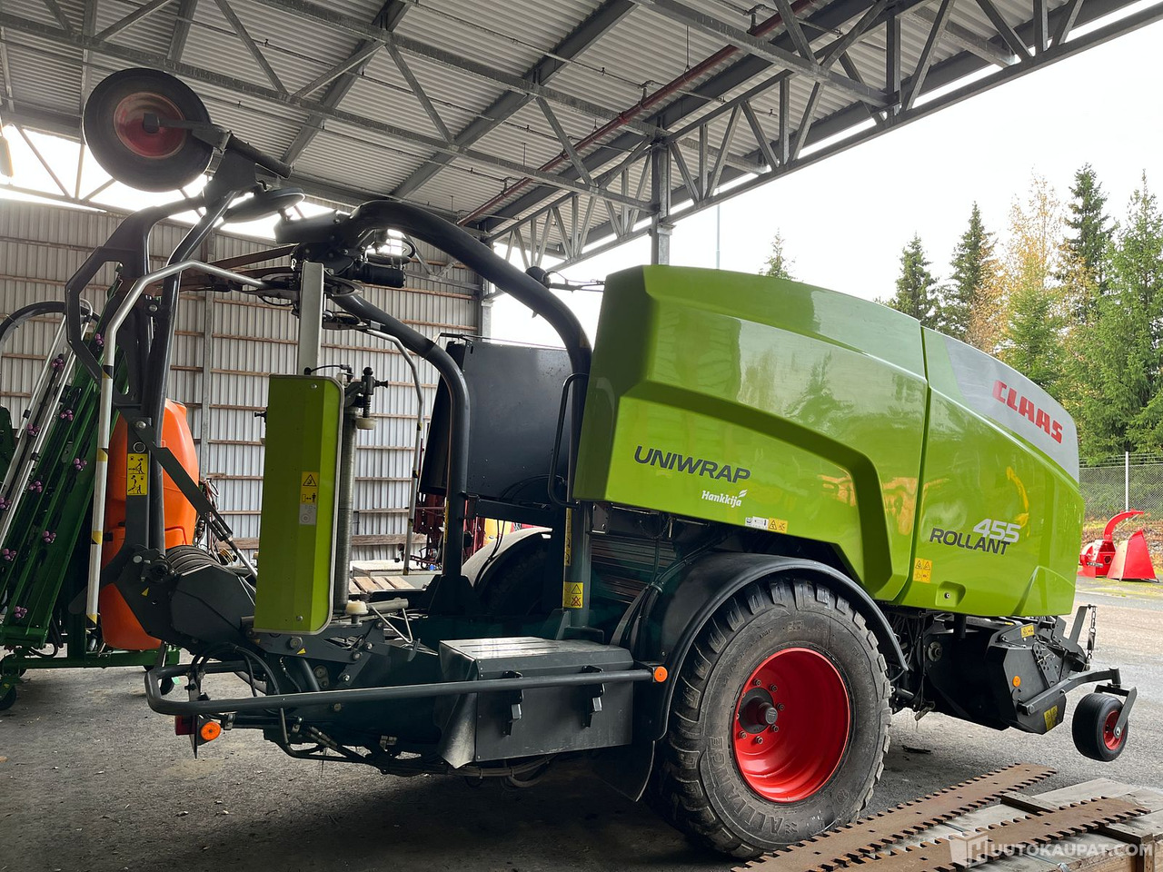 Claas 455 RC Uniwrap, 2021, MTK25, Tampere - Presă baloţi rotunzi, Maşina de infoliat baloti: Foto 1 Claas 455 RC Uniwrap, 2021, MTK25, Tampere - Presă baloţi rotunzi, Maşina de infoliat baloti: Foto 1