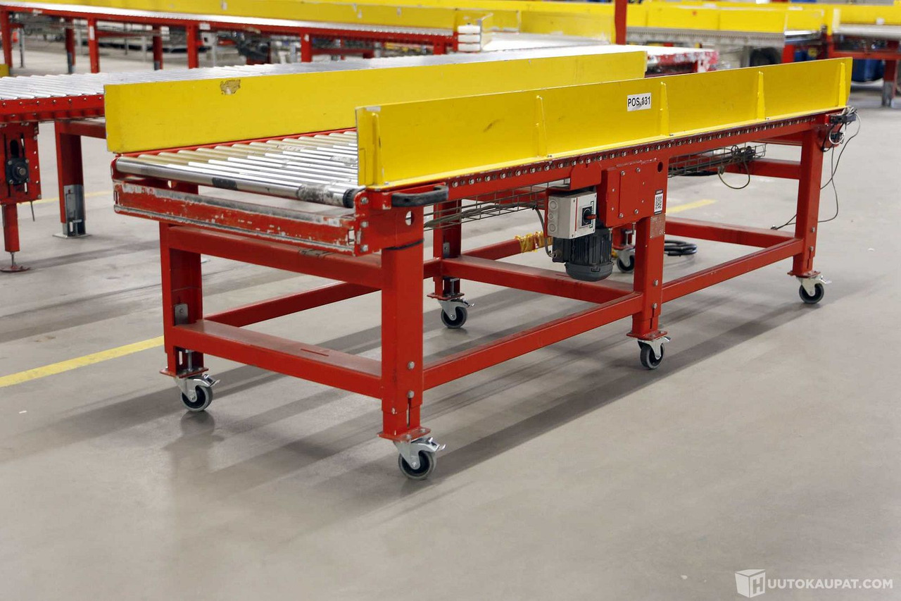 Moottoroitu, liikuteltava rullakuljetin, Ferroplan Oy. LGS6021, Vantaa - Conveior: Foto 1 Moottoroitu, liikuteltava rullakuljetin, Ferroplan Oy. LGS6021, Vantaa - Conveior: Foto 1