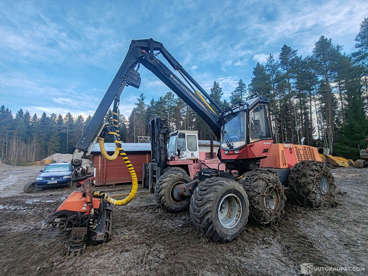 Valmet 911.3 harvesteri, 19162H, 2006, Pedersöre - Harvester: Foto 1 Valmet 911.3 harvesteri, 19162H, 2006, Pedersöre - Harvester: Foto 1