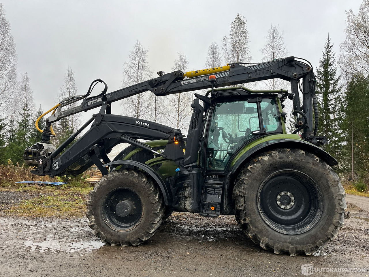 Valtra T 195 Versu ja Cranab vm.2021, Virrat - Tractor agricol: Foto 3 Valtra T 195 Versu ja Cranab vm.2021, Virrat - Tractor agricol: Foto 3