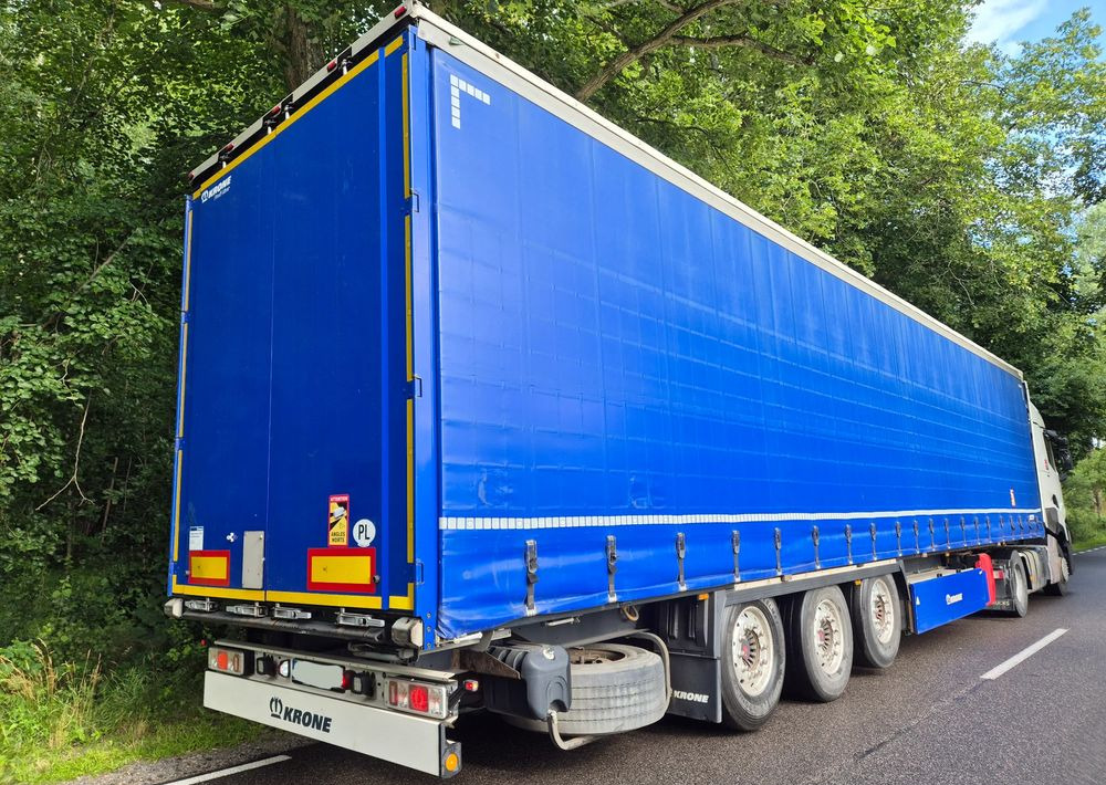 Semiremorcă prelată Krone UNIKAT ! TOP1 saf STANDARD 2019 ALUFELGI 2X podnoszona oś / STAN BARDZO DOBRY / OD PIERWSZEGO WŁAŚCICIELA / PALECIARA / TOP: Foto 20