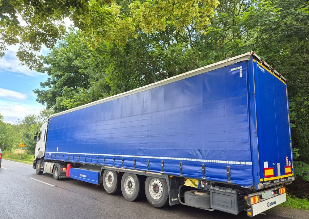 Semiremorcă prelată Krone UNIKAT ! TOP1 saf STANDARD 2019 ALUFELGI 2X podnoszona oś / STAN BARDZO DOBRY / OD PIERWSZEGO WŁAŚCICIELA / PALECIARA / TOP: Foto 15