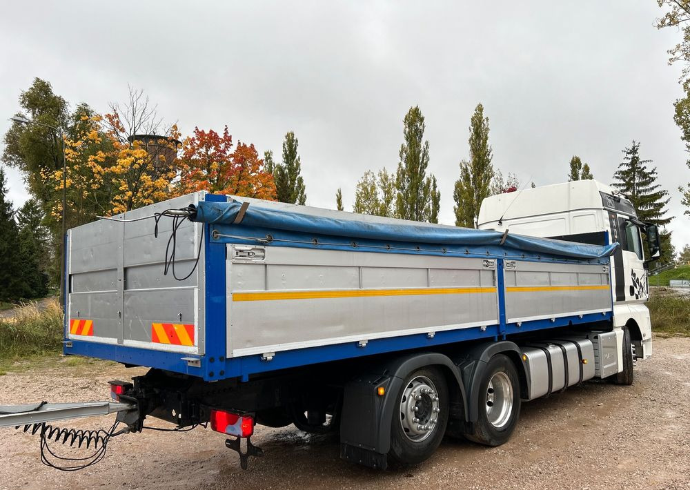 MAN TGX Tandem 1m burty TOP KOMPLET / ALUFELGI / zarejestrowany gotowy do pracy / przyczepa 18t / FULL OPCJA / 26.420 26.460 26.500 26.400 26.440 26.480 26.510 460 500 - Camion platformă: Foto 3 MAN TGX Tandem 1m burty TOP KOMPLET / ALUFELGI / zarejestrowany gotowy do pracy / przyczepa 18t / FULL OPCJA / 26.420 26.460 26.500 26.400 26.440 26.480 26.510 460 500 - Camion platformă: Foto 3