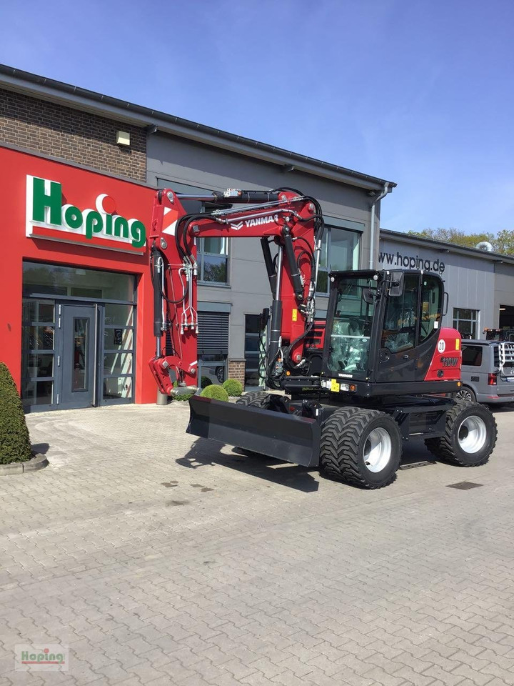 Yanmar B110W - Excavator pe roţi: Foto 1 Yanmar B110W - Excavator pe roţi: Foto 1
