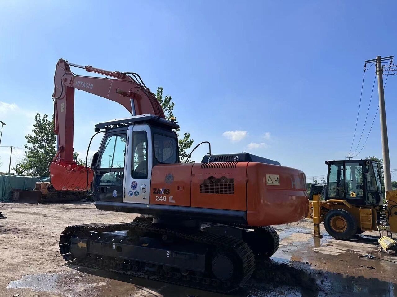 Hitachi ZX240 - Excavator pe şenile: Foto 2 Hitachi ZX240 - Excavator pe şenile: Foto 2