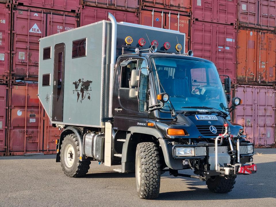 Unimog U300 Wohnmobil Camper Mercedes-Benz 405 U 300 400 Expeditionsfahrzeug Expeditionsmobil - Autorulotă: Foto 1 Unimog U300 Wohnmobil Camper Mercedes-Benz 405 U 300 400 Expeditionsfahrzeug Expeditionsmobil - Autorulotă: Foto 1