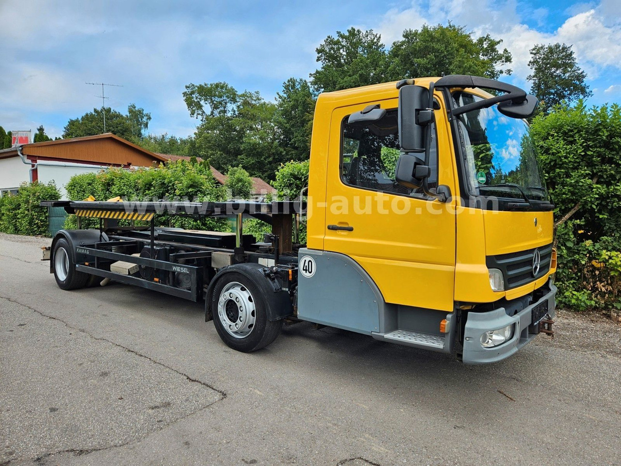 Mercedes-Benz Kamag * WBH 25 * Wiesel * Umsetzer * Sattelkupp. - Camion transport containere/ Swap body: Foto 2 Mercedes-Benz Kamag * WBH 25 * Wiesel * Umsetzer * Sattelkupp. - Camion transport containere/ Swap body: Foto 2