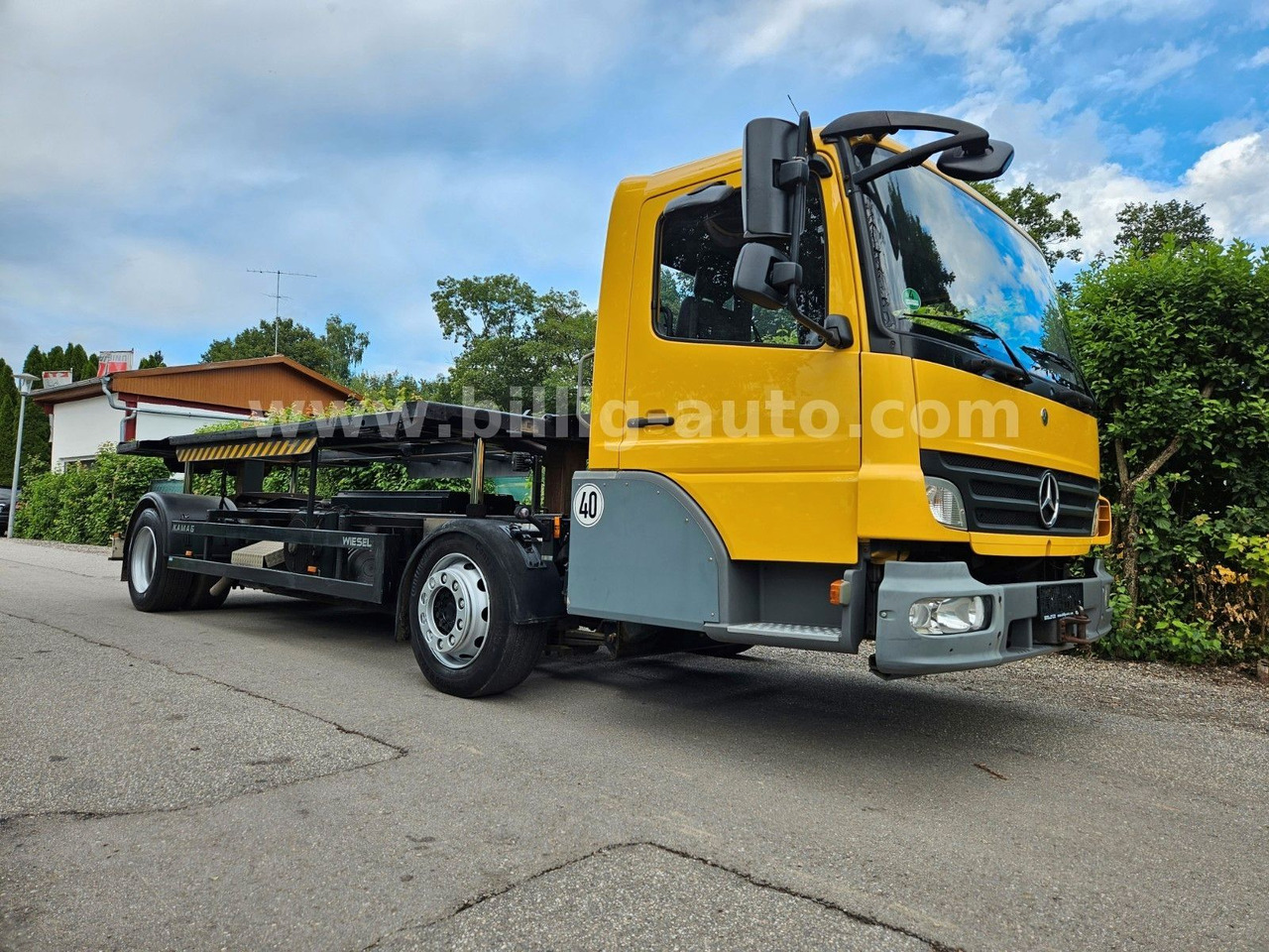 Mercedes-Benz Kamag * WBH 25 * Wiesel * Umsetzer * Sattelkupp. - Camion transport containere/ Swap body: Foto 1 Mercedes-Benz Kamag * WBH 25 * Wiesel * Umsetzer * Sattelkupp. - Camion transport containere/ Swap body: Foto 1