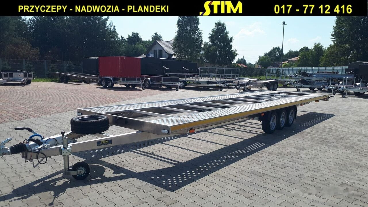 Remorcă transport auto nou Stim L-23, ALU: Foto 9