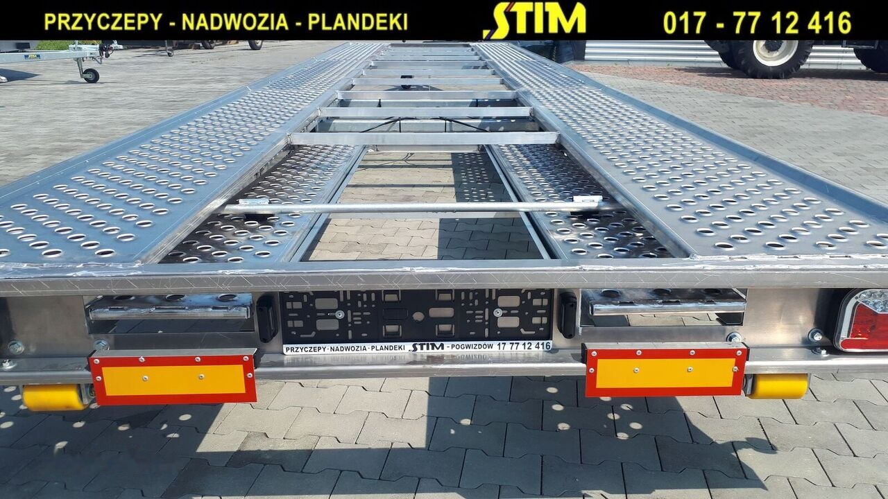 Remorcă transport auto nou Stim L-23, ALU: Foto 12