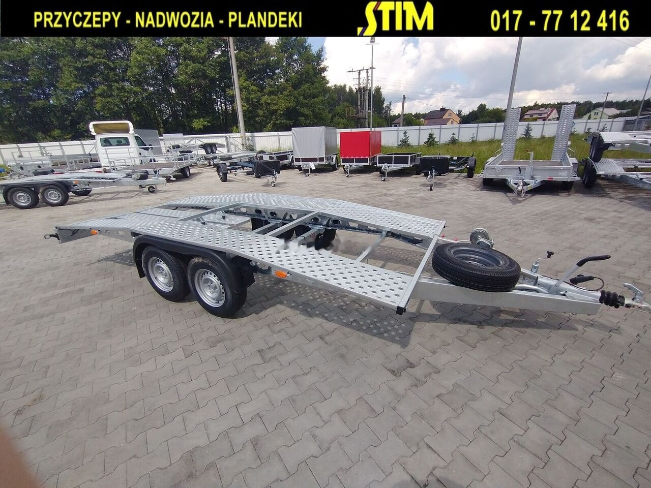 Remorcă transport auto nou Stim L23, Stal / Aluminium: Foto 10 Remorcă transport auto nou Stim L23, Stal / Aluminium: Foto 10