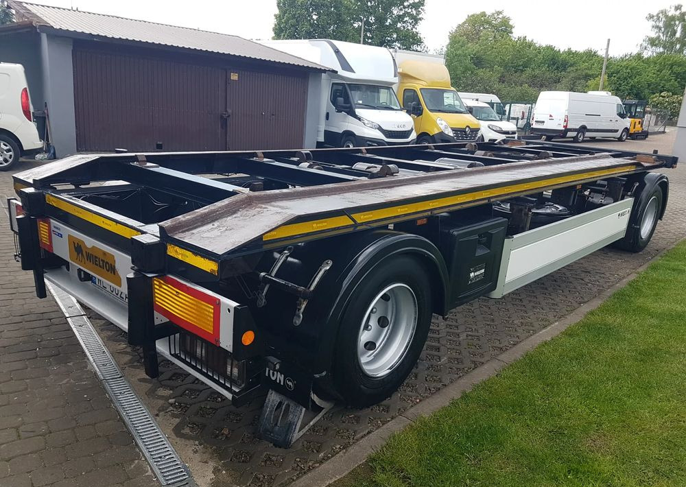 Wielton PS-2 PRZYCZEPA POD KONTENERY DO HAKOWCA 2 OSIE BLIŹNIAKI HUFFERMANN MEILLER ZASŁAW SKIBICKI - Remorcă abroll/ Skiploader: Foto 4 Wielton PS-2 PRZYCZEPA POD KONTENERY DO HAKOWCA 2 OSIE BLIŹNIAKI HUFFERMANN MEILLER ZASŁAW SKIBICKI - Remorcă abroll/ Skiploader: Foto 4