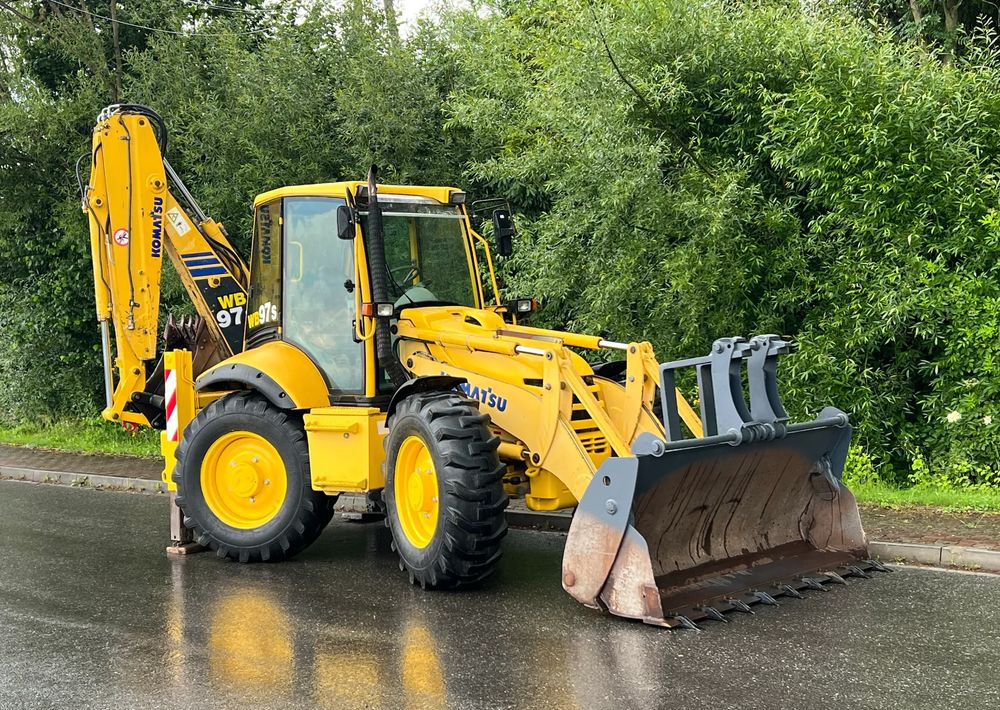 Komatsu * Koparko Ładowarka * Komatsu WB 97 S Utility * - Buldoexcavator: Foto 1 Komatsu * Koparko Ładowarka * Komatsu WB 97 S Utility * - Buldoexcavator: Foto 1