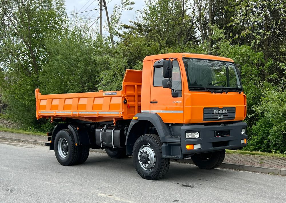 MAN * LE 280 B * MAN * 4x4 * Kiper Wywrotka x3 * Meiller * Sprowadzony * Stan Perfekcyjny * - Camion basculantă: Foto 2 MAN * LE 280 B * MAN * 4x4 * Kiper Wywrotka x3 * Meiller * Sprowadzony * Stan Perfekcyjny * - Camion basculantă: Foto 2