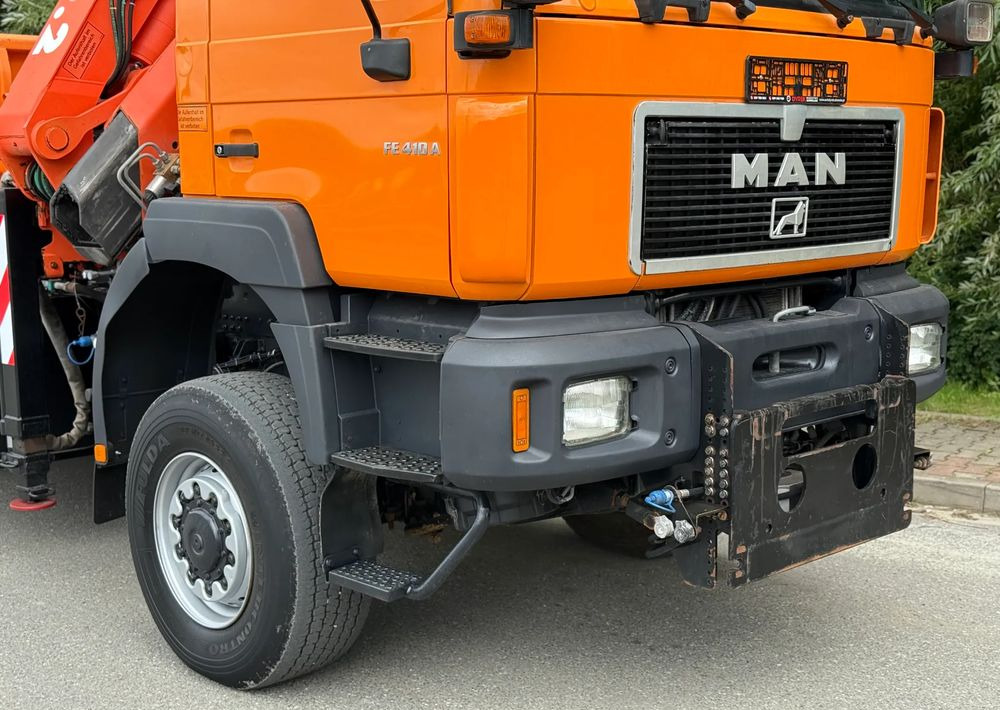 MAN * MAN FE 410 A * Kiper Wywrotka * 4x4 * HDS ATLAS 190 * Sprowadzony* Bardzo Dobry Stan * - Camion basculantă: Foto 4 MAN * MAN FE 410 A * Kiper Wywrotka * 4x4 * HDS ATLAS 190 * Sprowadzony* Bardzo Dobry Stan * - Camion basculantă: Foto 4