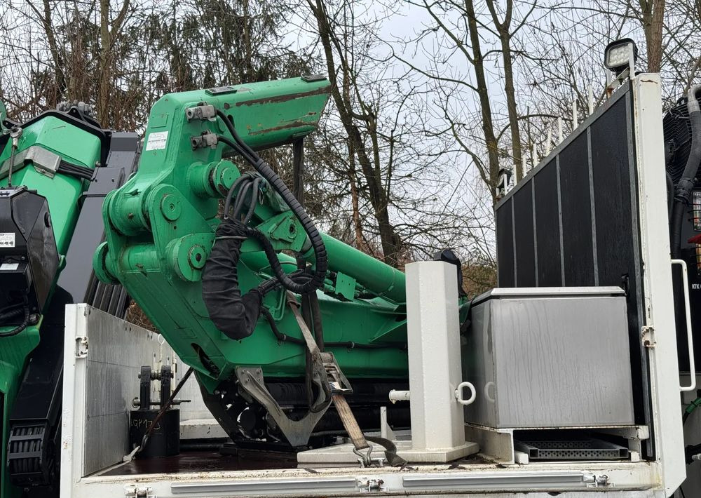 Camion platformă, Camion cu macara Mercedes-Benz * HDS Palfinger 150002 + FLY JIB PJ 170 * Mercedes Actros 8x6 * Dźwig * 40 TON * Wyciągarka * 35 Metrów * Kosz *: Foto 12