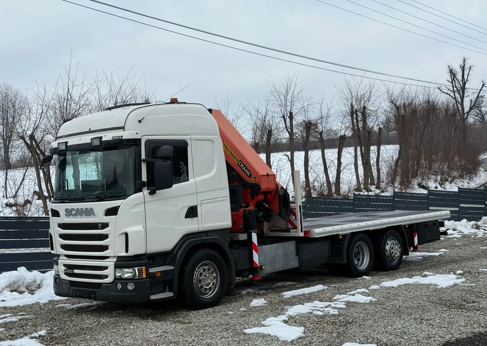 Scania * SCANIA G400 * HDS Palfinger Kran PK 42500 * 3 Osie * Sprowadzona * Bardzo Dobry Stan * - Camion platformă, Camion cu macara: Foto 2 Scania * SCANIA G400 * HDS Palfinger Kran PK 42500 * 3 Osie * Sprowadzona * Bardzo Dobry Stan * - Camion platformă, Camion cu macara: Foto 2