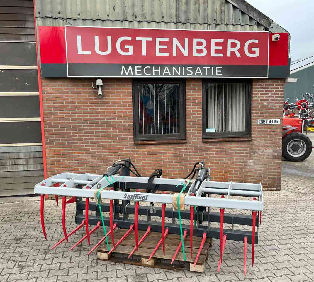 Maşină de împrăştiat îngrăşăminte Sonarol JCB Aansluiting, Mestgrijper, krokodillenbak, klem, riek, diversen: Foto 1