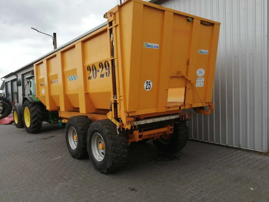 Przyczepa skorupowa 16 ton ROLLAND 20-29 TURBOVRAC - Remorcă agricolă: Foto 2 Przyczepa skorupowa 16 ton ROLLAND 20-29 TURBOVRAC - Remorcă agricolă: Foto 2
