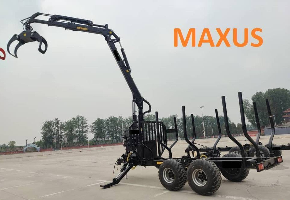 Maxus MAXUS 1400 Forestry Trailer + Crane 780 - Remorcă forestieră: Foto 1 Maxus MAXUS 1400 Forestry Trailer + Crane 780 - Remorcă forestieră: Foto 1