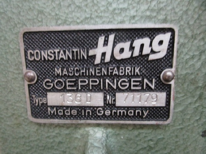 ZWEISPINDELBOHRMASCHINE HANG 136 D - Mașină de tipar: Foto 4 ZWEISPINDELBOHRMASCHINE HANG 136 D - Mașină de tipar: Foto 4