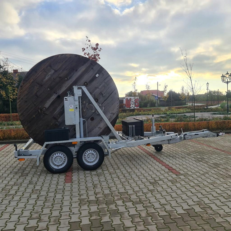 PRZYCZEPA SŁUPOWA KABLOWA PRZEWÓZ KABLI 3500 KG / POLE CABLE TRAILER FOR CABLE TRANSPORT 3500 KG - Remorcă transport tamburi: Foto 5 PRZYCZEPA SŁUPOWA KABLOWA PRZEWÓZ KABLI 3500 KG / POLE CABLE TRAILER FOR CABLE TRANSPORT 3500 KG - Remorcă transport tamburi: Foto 5