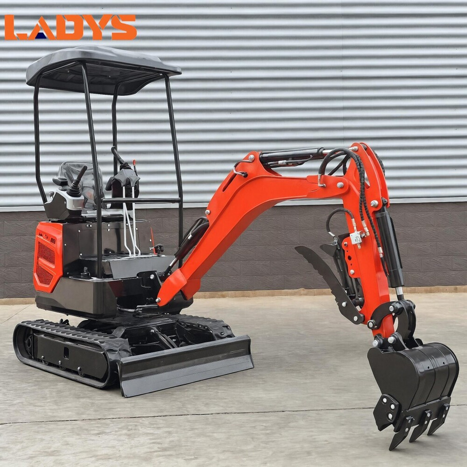 LADYS Mini Excavator Digger Miniexcavadora EPA Kubota Engine Chinese LADYS DY18 Mini Excavator For Sale With Mini Excavator Attachment Set - Mini excavator: Foto 5 LADYS Mini Excavator Digger Miniexcavadora EPA Kubota Engine Chinese LADYS DY18 Mini Excavator For Sale With Mini Excavator Attachment Set - Mini excavator: Foto 5
