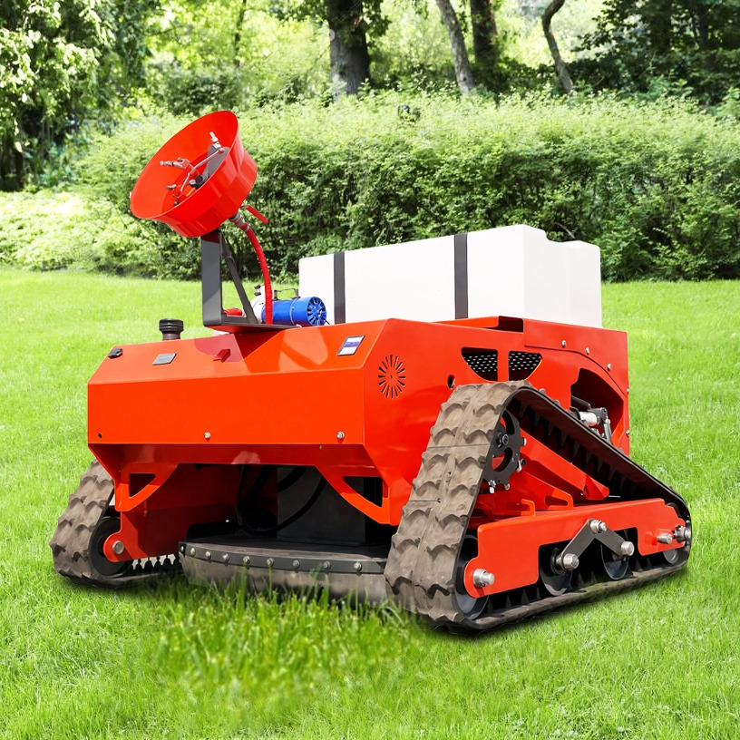 LEZUM LD1000 Electric Remote Control Multi-Function Lawn Mower All-Terrain Agricultural Sprayers Pesticide Spraying Mower Gas Gasoline Track Crawler Lawn Mower - Cositoare: Foto 4 LEZUM LD1000 Electric Remote Control Multi-Function Lawn Mower All-Terrain Agricultural Sprayers Pesticide Spraying Mower Gas Gasoline Track Crawler Lawn Mower - Cositoare: Foto 4