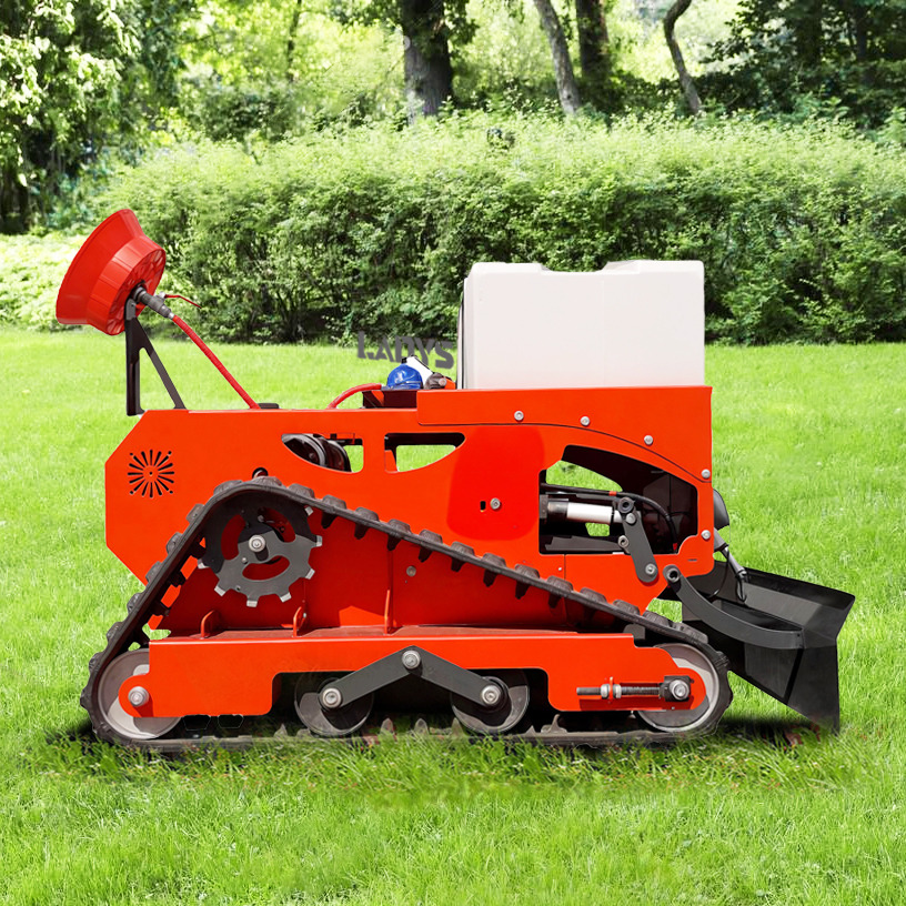 LEZUM LD1000 Electric Remote Control Multi-Function Lawn Mower All-Terrain Agricultural Sprayers Pesticide Spraying Mower Gas Gasoline Track Crawler Lawn Mower - Cositoare: Foto 3 LEZUM LD1000 Electric Remote Control Multi-Function Lawn Mower All-Terrain Agricultural Sprayers Pesticide Spraying Mower Gas Gasoline Track Crawler Lawn Mower - Cositoare: Foto 3