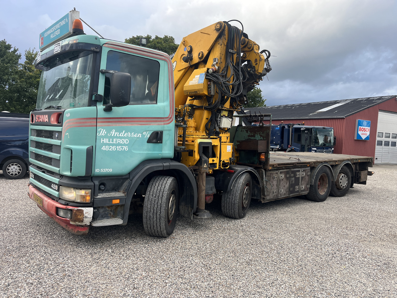 Scania G 124 - Camion cu macara: Foto 2 Scania G 124 - Camion cu macara: Foto 2