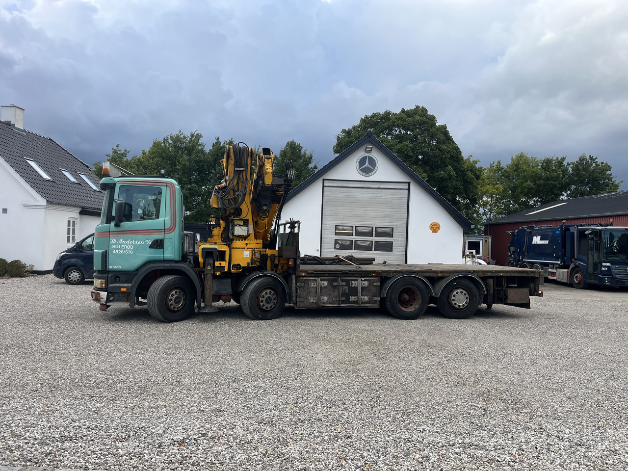 Scania G 124 - Camion cu macara: Foto 1 Scania G 124 - Camion cu macara: Foto 1