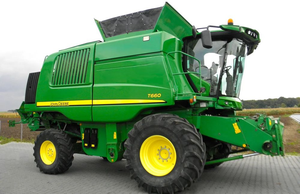 John Deere T660 2014 Rok, heder 7,6m, 2700 mtg na silniku, Najbogatsza Wersja, Nie Malowany, Stan Idealny - Combină de recoltat cereale: Foto 4 John Deere T660 2014 Rok, heder 7,6m, 2700 mtg na silniku, Najbogatsza Wersja, Nie Malowany, Stan Idealny - Combină de recoltat cereale: Foto 4
