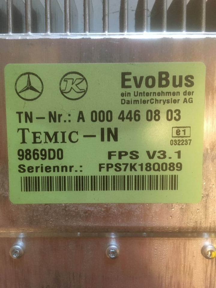 Mercedes-Benz Temic A0004460803 FPS 3.1 Steuergerät A 000 446 08 03 - Sistem electric pentru Autobuz: Foto 2 Mercedes-Benz Temic A0004460803 FPS 3.1 Steuergerät A 000 446 08 03 - Sistem electric pentru Autobuz: Foto 2