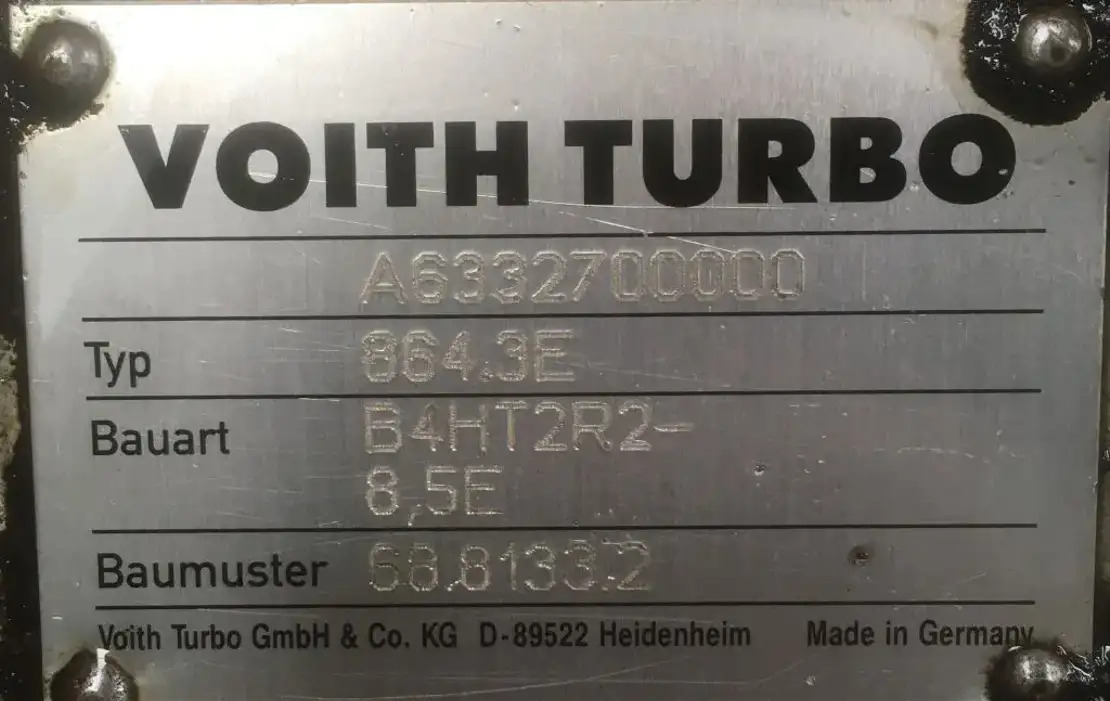 Mercedes-Benz Voith 864.3E Busgetriebe B4HT2R2 -8.5E Mercedes Citaro LE A6332700 - Transmisie pentru Autobuz: Foto 2 Mercedes-Benz Voith 864.3E Busgetriebe B4HT2R2 -8.5E Mercedes Citaro LE A6332700 - Transmisie pentru Autobuz: Foto 2