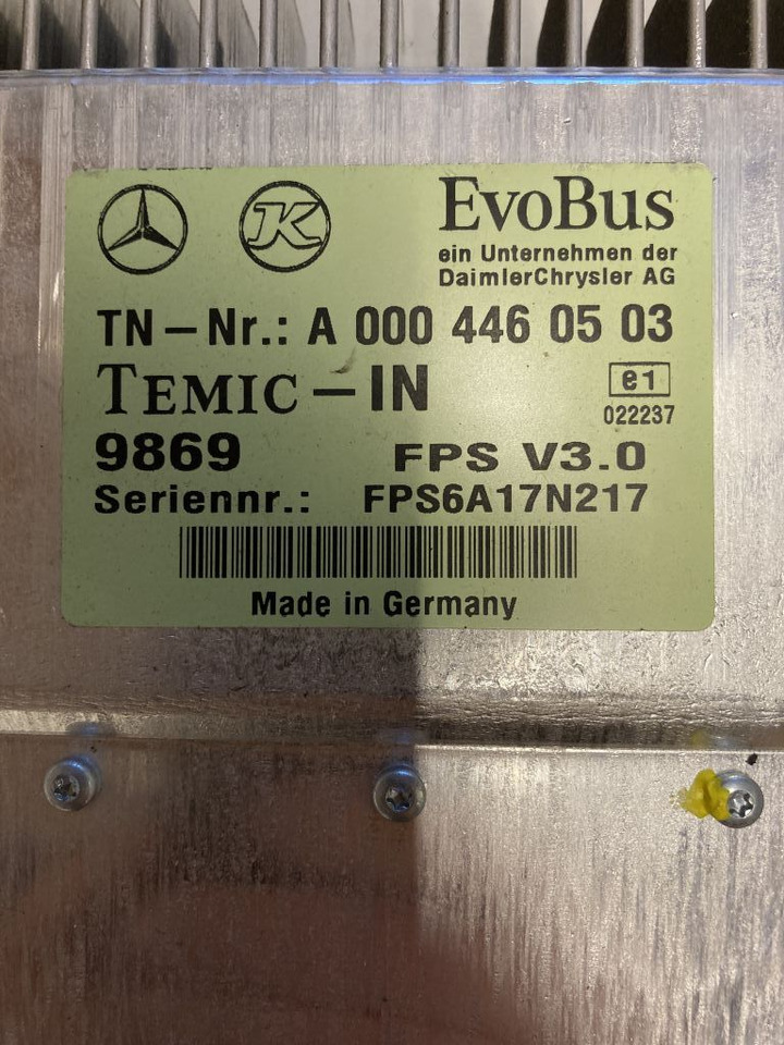 VDO Temic A0004460503 FPS 3.0 Steuergerät A 000 446 05 03 - Sistem electric pentru Autobuz: Foto 2 VDO Temic A0004460503 FPS 3.0 Steuergerät A 000 446 05 03 - Sistem electric pentru Autobuz: Foto 2