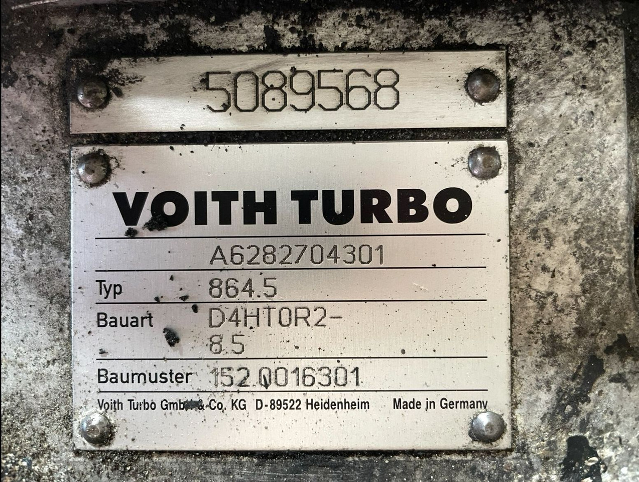 Voith Mercedes Citaro Voith Getriebe 864.5 D4HT0R2-8,5 A6282704301 152.0016301 5 - Cutie de viteze și piese pentru Autobuz: Foto 3 Voith Mercedes Citaro Voith Getriebe 864.5 D4HT0R2-8,5 A6282704301 152.0016301 5 - Cutie de viteze și piese pentru Autobuz: Foto 3