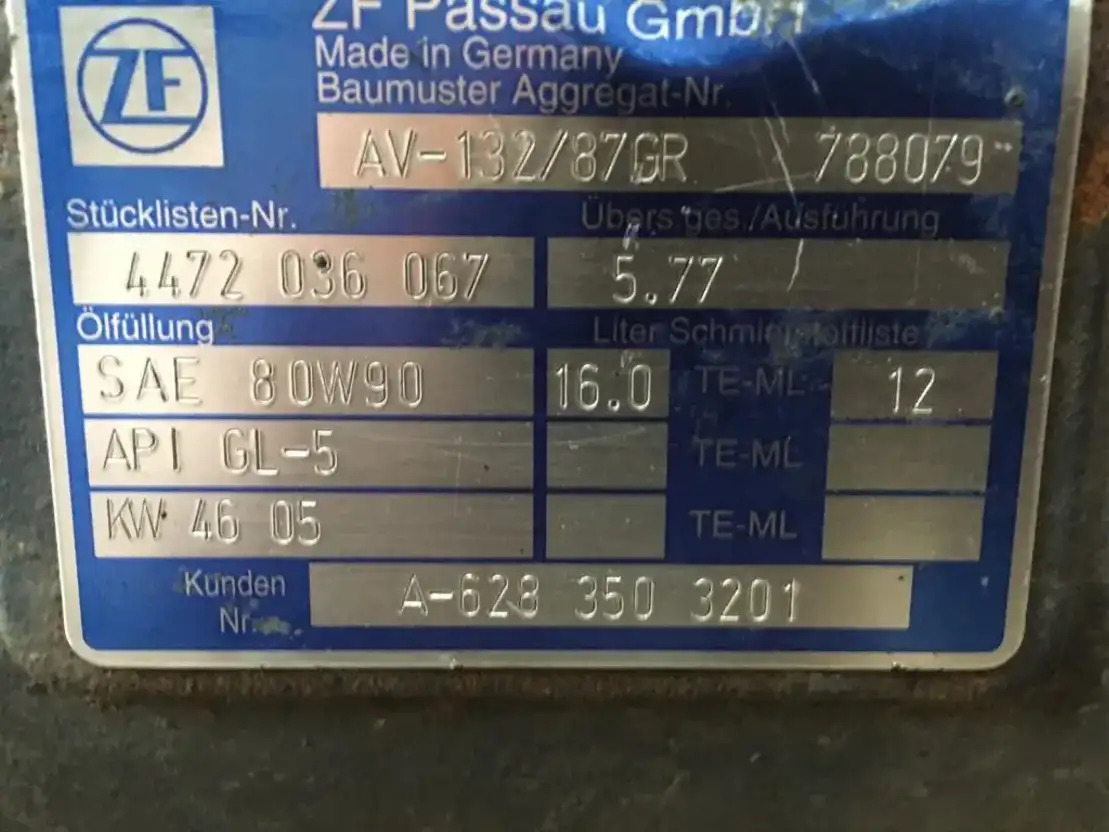 Axă spate pentru Autobuz ZF Hinterachse Axis ZF AV132-87 5,77 Mercedes Citaro Setra 4472036067: Foto 7 Axă spate pentru Autobuz ZF Hinterachse Axis ZF AV132-87 5,77 Mercedes Citaro Setra 4472036067: Foto 7