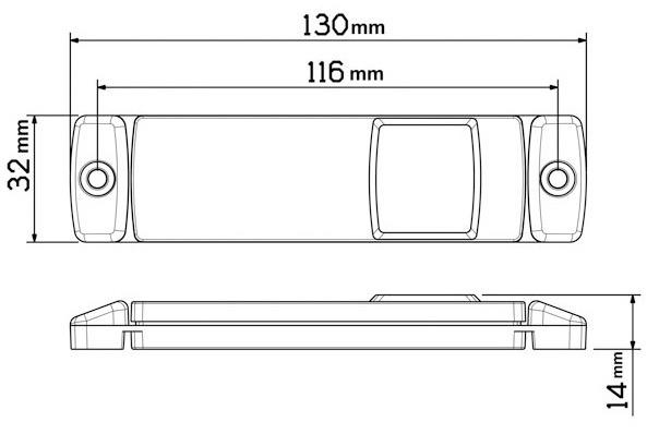 TRP Tylna lampa obrysowa LED 1528143 zamiennik Hella 2PS 008 645 - Lumină: Foto 2 TRP Tylna lampa obrysowa LED 1528143 zamiennik Hella 2PS 008 645 - Lumină: Foto 2