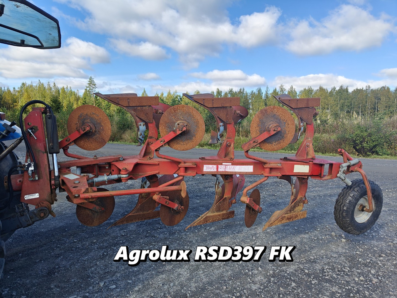 Agrolux RSD397FK kääntöaura 3-siipinen kuorimet ja kiekkoleikkurit, katso video! - Plug: Foto 1 Agrolux RSD397FK kääntöaura 3-siipinen kuorimet ja kiekkoleikkurit, katso video! - Plug: Foto 1